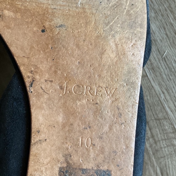 J. Crew Suede Black Flats - Picture 7 of 8